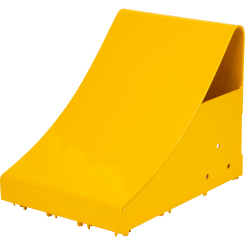 Ice Chocks, Steel, Yellow, 8-1/16" W x 10-5/8" D x 8-13/16" H OSI Industrial Sales