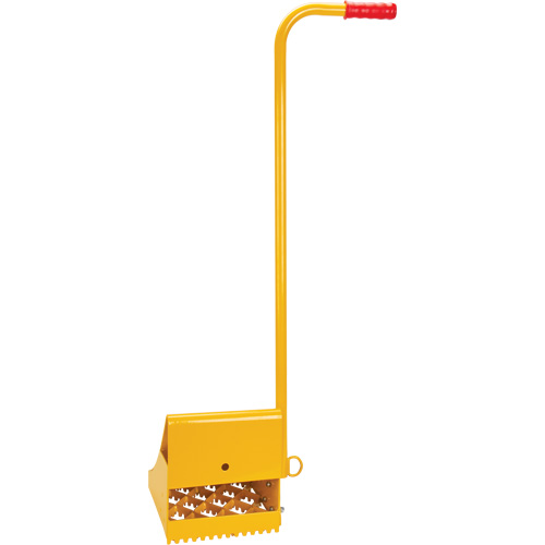Ice Chock with Ergonomic Handle, Steel, Yellow, 8-1/16" W x 10-5/8" D x 8-13/16" H OSI Industrial Sales