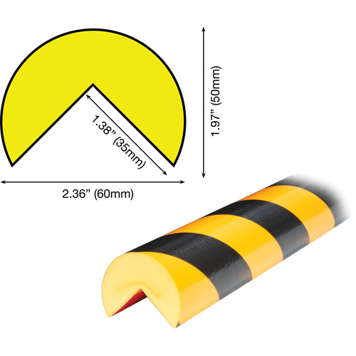 A Plus Profile 1M Corner Protection Bumper Guard OSI Industrial Sales