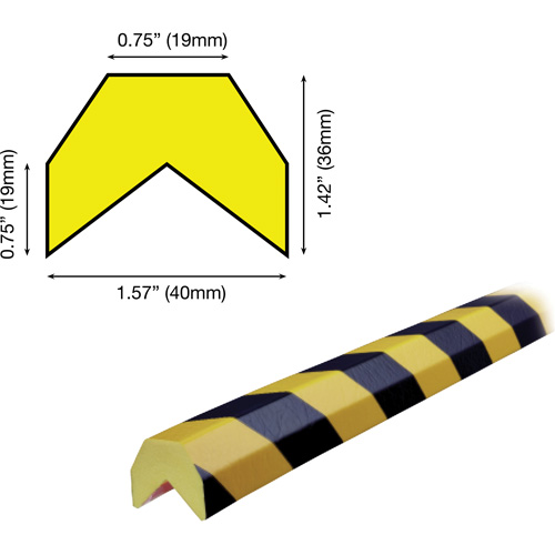 AA Profile 5M Corner Protection Bumper Guard OSI Industrial Sales
