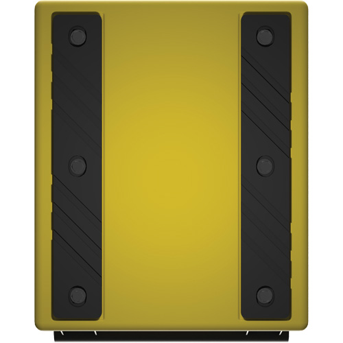 Checkers Safety Heavy-Duty Ultra Class Mining Wheel Chock, HDPE, Yellow, 14-1/2" W x 17-1/2" D x 16" H OSI Industrial Sales