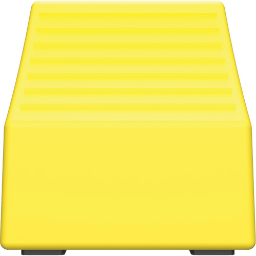 Checkers Safety Heavy-Duty Ultra Class Mining Wheel Chock without Bracket, HDPE, Yellow, 14-1/2" W x 17-1/2" D x 16" H OSI Industrial Sales