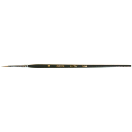 Pinceau d'artiste, Largeur de la brosse de 1/16", Martre rouge, Manche &agrave; Bois OSI Industrial Sales