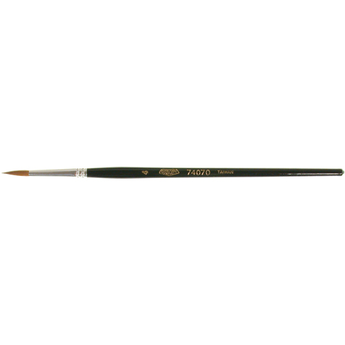 Pinceau d'artiste, Largeur de la brosse de 1/8", Martre rouge, Manche &agrave; Bois OSI Industrial Sales