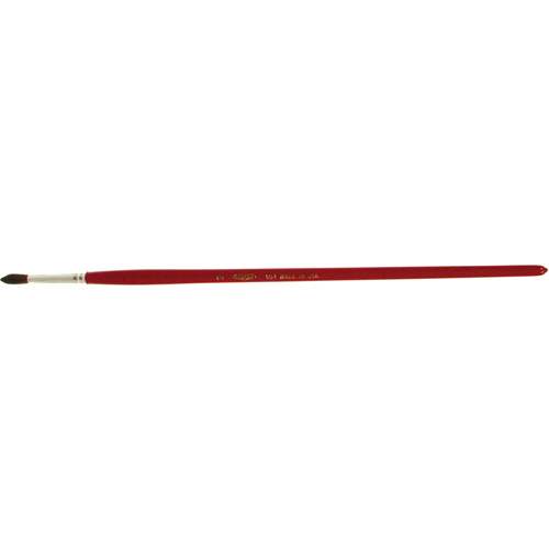 Round Marking Paint Brush, 3/16" Brush Width, Camel Hair, Wood Handle OSI Industrial Sales
