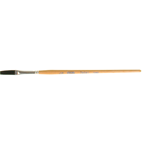 One Stroke Paint Brush, 1/4" Brush Width, Ox Hair, Wood Handle OSI Industrial Sales
