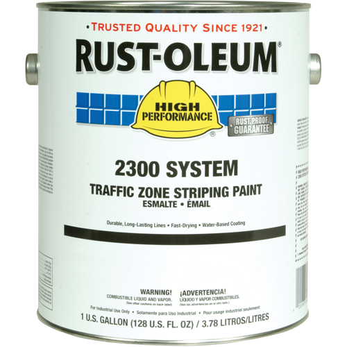 2300 System Traffic Zone Striping Paint, Yellow, Gallon OSI Industrial Sales