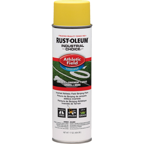 Industrial Choice&reg; AF1600 Athletic Field Striping Paint, Yellow, 17 oz., Aerosol Can OSI Industrial Sales