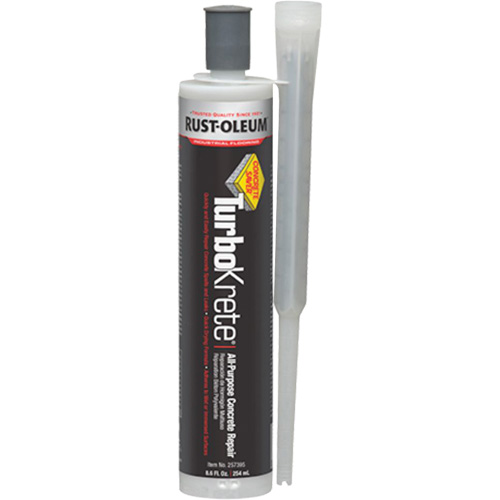 TurboKrete&reg; All-Purpose Epoxy Repair, Cartridge/Tube, Grey OSI Industrial Sales