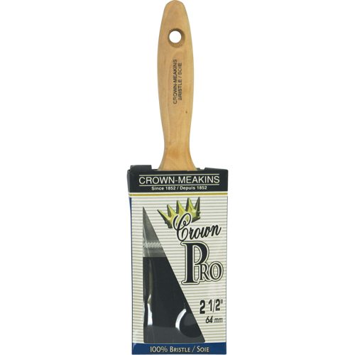 Pinceau &agrave; soies angulaires Crown Pro, Soies, Manche Bois, Largeur de 2-1/2" OSI Industrial Sales