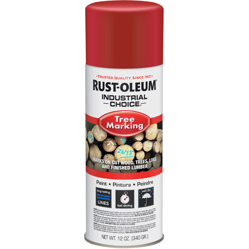 Peinture pour le marquage des arbres Industrial Choice T1600, Rouge, 16 oz OSI Industrial Sales