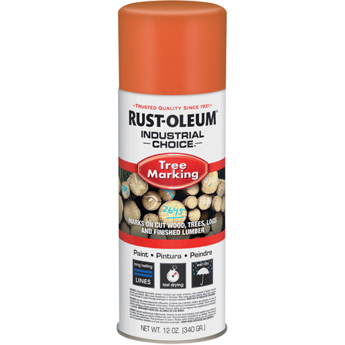 Peinture pour le marquage des arbres Industrial Choice T1600, Rose fluorescent, 16 oz OSI Industrial Sales