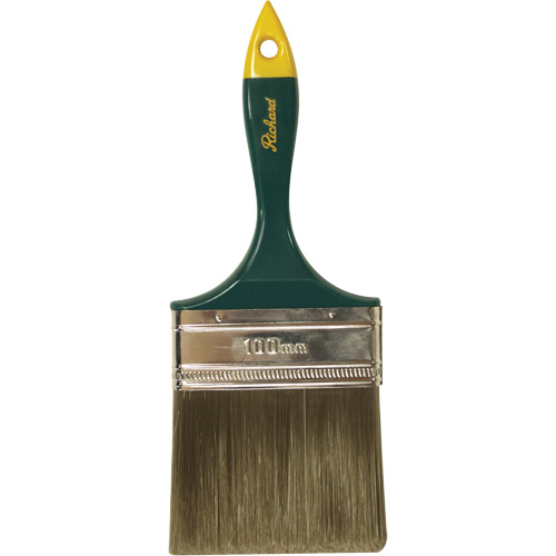 Premier Series Paint Brush, Polyester, Plastic Handle, 4" Width OSI Industrial Sales