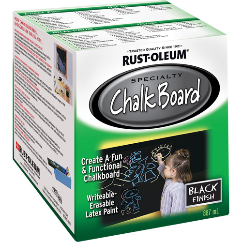 Chalk Board Paint, 877 ml, Can, Black OSI Industrial Sales