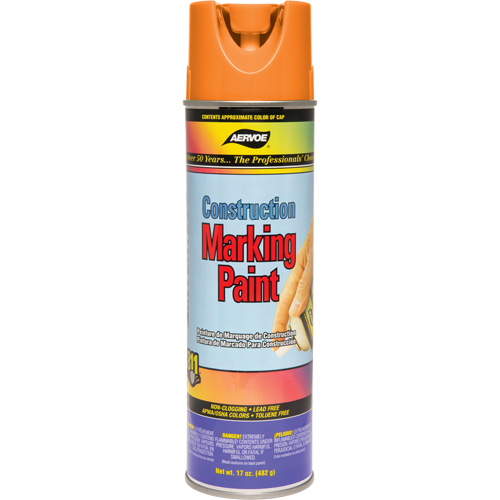 Construction Marking Paint, 17 oz., Aerosol Can OSI Industrial Sales