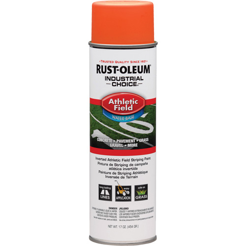 AF1600 Athletic Field Striping Paint, Orange, Aerosol Can OSI Industrial Sales