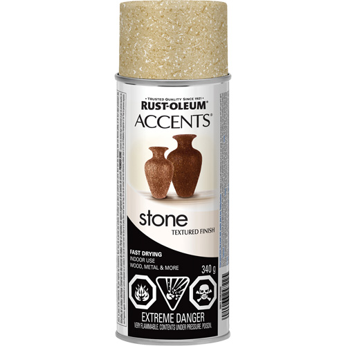 Accents&reg; Stone Creations Spray Paint, Aerosol Can, Bleached Stone OSI Industrial Sales