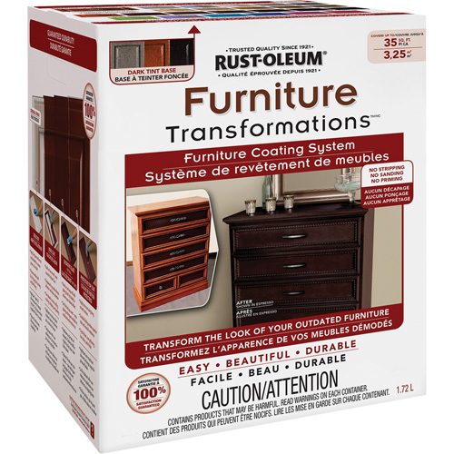 Furniture Transformations&reg; Furniture Coating System, 1.72 L, Kit, Tint Base OSI Industrial Sales