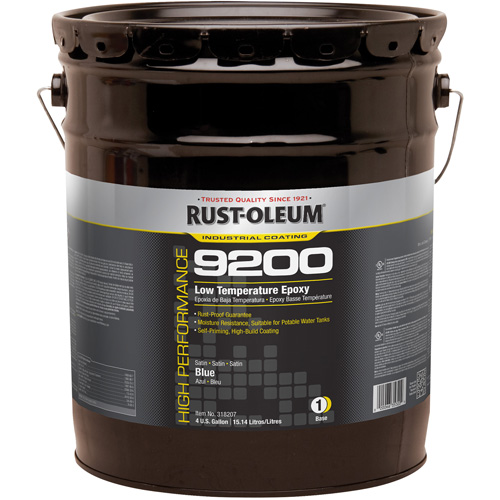 Composant de base &eacute;poxydique &agrave; basse temp&eacute;rature du syst&egrave;me 9200, Bleu, 4 gal., Seau OSI Industrial Sales