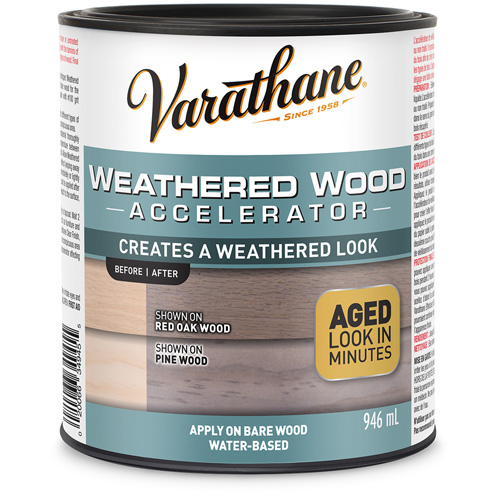 Acc&eacute;l&eacute;rateur de vieillissement du bois Varathane, 946 ml, Canette, Gris OSI Industrial Sales