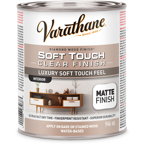 Varathane&reg; Diamond Wood Finish&reg; Coating, 946 ml, Clear, Matte OSI Industrial Sales