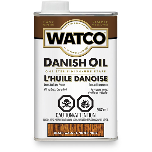 Watco&reg; Danish Oil, 947 ml, Black Walnut, Transparent OSI Industrial Sales