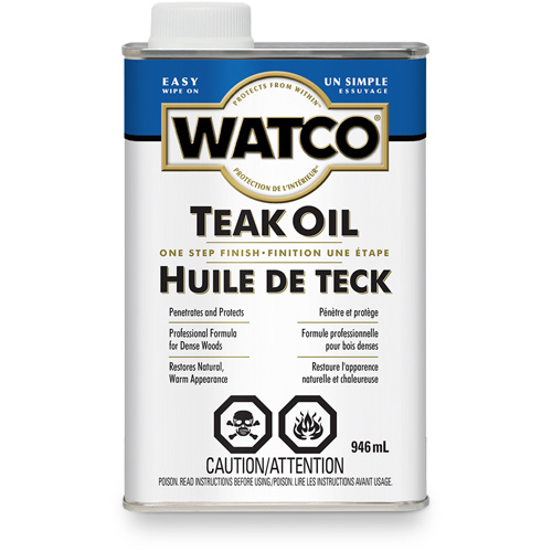 Watco&reg; Teak Oil, 946 ml, Clear, Transparent OSI Industrial Sales