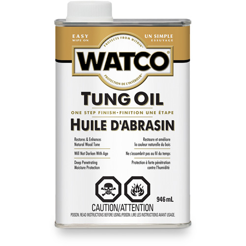 Watco&reg; Tung Oil, 946 ml, Clear, Transparent OSI Industrial Sales