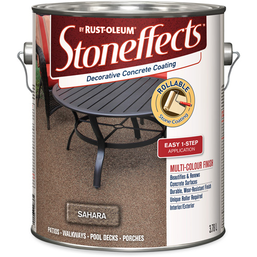 Rev&ecirc;tement de b&eacute;ton d&eacute;coratif Stoneffects, 3,78 L, Textur&eacute;, Beige OSI Industrial Sales
