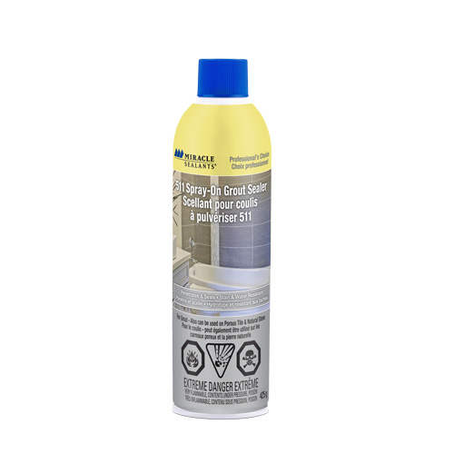 Miracle Sealants&reg; 511 Spray-On Grout Sealer, Aerosol Can OSI Industrial Sales