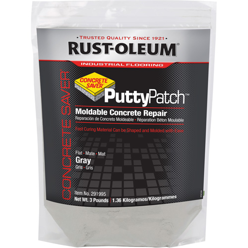 Concrete Saver Putty Patch Patching Material, Bag, Grey OSI Industrial Sales