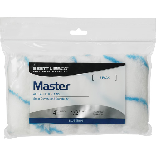 Mini couvre-rouleau &agrave; bande bleue Master, Nap 13 mm (1/2"), 101,6 mm (4") l OSI Industrial Sales