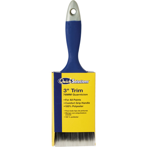Pinceau &agrave; garniture Quick Solutions, Polyester, Manche Plastique, Largeur de 3" OSI Industrial Sales