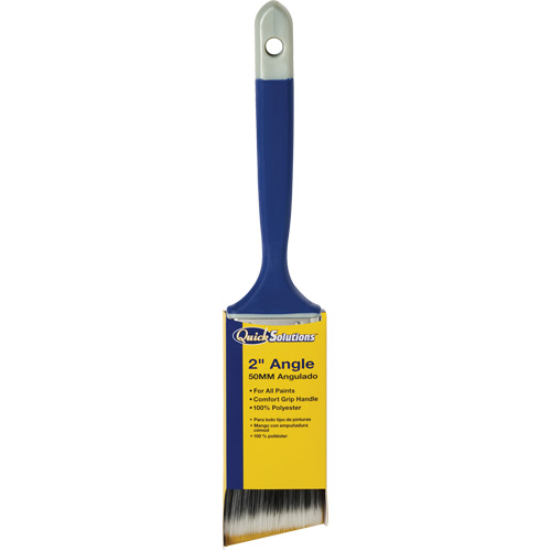 Quick Solutions Angle Brush, Polyester, Plastic Handle, 2" Width OSI Industrial Sales