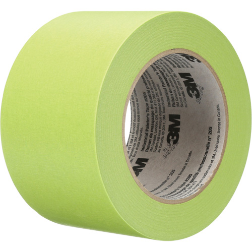 Industrial Painter's Tape 205, 72 mm (2-4/5") x 55 m (180'), Green OSI Industrial Sales