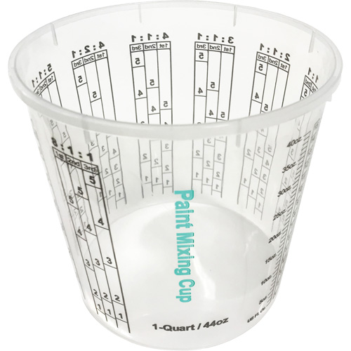 Plastic Paint Mixing Cup, 1.25 Litres OSI Industrial Sales