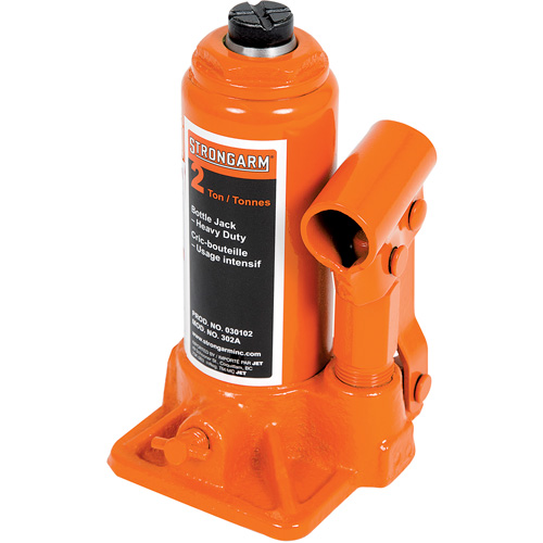 302A Bottle Jack, 2 tons, Manual Hydraulic, 12-1/2" Raised Height OSI Industrial Sales