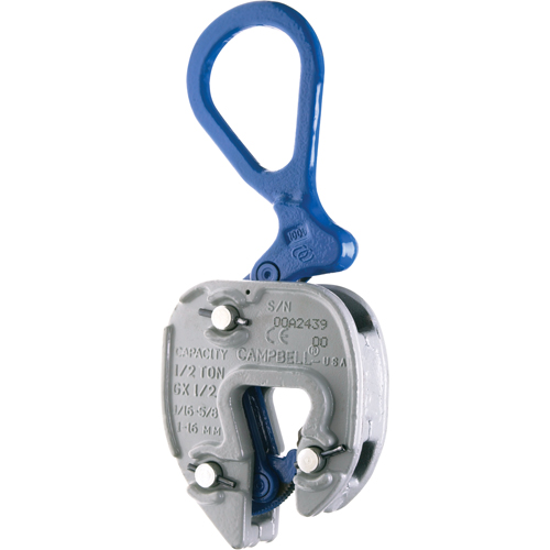 GX Lifting Clamps, 2000 lbs. (1 tons), 1/16" - 3/4" Jaw Opening OSI Industrial Sales