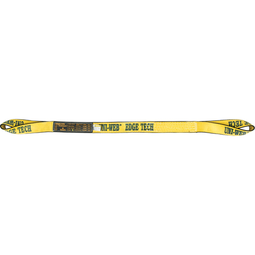 Polyester Sling, Double Ply, Twisted Eye, Type 4, 2" W x 12' L, 6200 lbs. Vertical Cap. OSI Industrial Sales