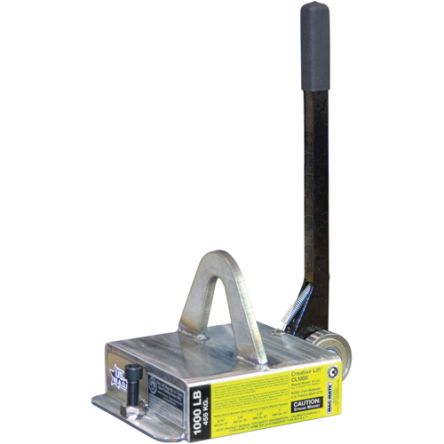 Creative Lift&reg; Magnets, 1000 lbs. (0.5 tons) Holding Cap., 10-3/4" L x 7-1/4" W x 6-3/4" H OSI Industrial Sales