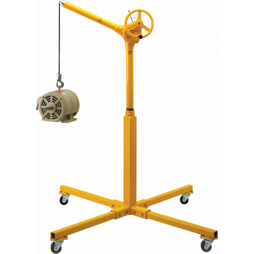 Tall Industrial Lifting Device with Mobile Base, 500 lbs. (0.25 tons) Capacity OSI Industrial Sales