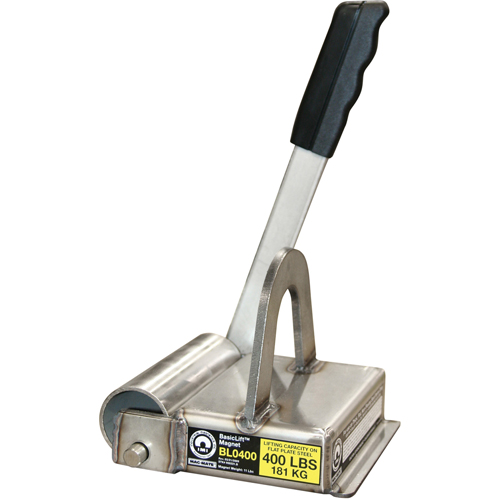 Basiclift Magnets, 400 lbs. (0.2 tons) Holding Cap., 7-1/2" L x 5-5/8" W x 5-1/2" H OSI Industrial Sales