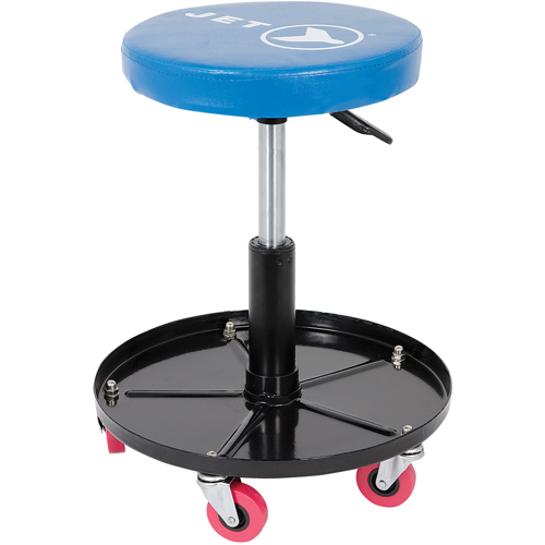 JMS-642A Si&egrave;ge roulant ajustable pour m&eacute;canicien, Vinyle, Bleu, Capacit&eacute; 300 lb OSI Industrial Sales