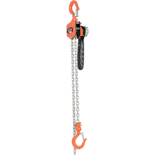 Mini palan &agrave; levier, Lev&eacute;e 10', Cabacit&eacute; 500 lb (0,25 tonne), Chaîne en Acier OSI Industrial Sales