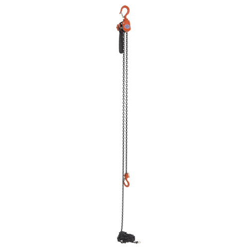 Mini palan &agrave; levier, Lev&eacute;e 15', Cabacit&eacute; 500 lb (0,25 tonne), Chaîne en Acier OSI Industrial Sales