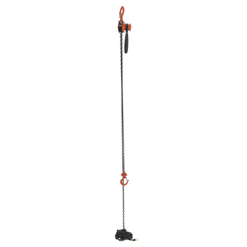 Mini palan &agrave; levier, Lev&eacute;e 15', Cabacit&eacute; 500 lb (0,25 tonne), Chaîne en Acier OSI Industrial Sales