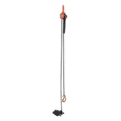 Mini palan &agrave; levier, Lev&eacute;e 15', Cabacit&eacute; 1000 lb (0,5 tonne), Chaîne en Acier OSI Industrial Sales