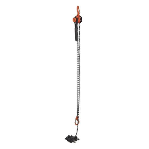 Mini palan &agrave; levier, Lev&eacute;e 15', Cabacit&eacute; 1000 lb (0,5 tonne), Chaîne en Acier OSI Industrial Sales