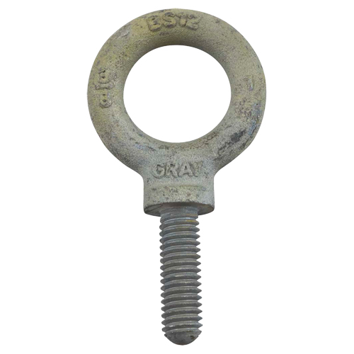 Eye Bolt, 2-13/16" Dia., 2" L, Galvanized, 7200 lbs. (3.6 tons) Capacity OSI Industrial Sales