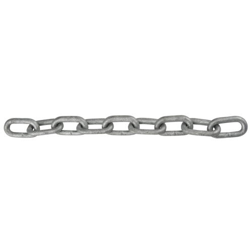 Chaîne &agrave; maillon droit, Acier &agrave; faible teneur en carbone, 1" x 100' (30,4 m) l, Calibre 30, Charge d'utilisation 17 900 lb (8,95 tonnes) OSI Industrial Sales